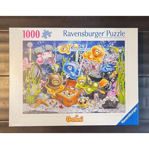 NEW Ravensburger Gelini 1000 piece Puzzle Underwater Fun WJPC 2025 HTF RARE - Picture 1 of 2